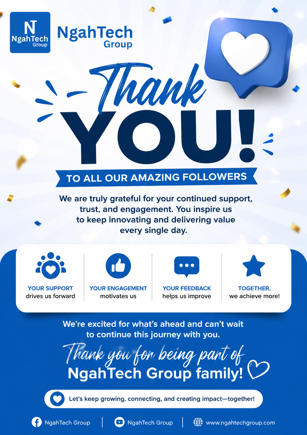 Thank You, Amazing Followers – Your Support Powers Our Growth!